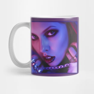 Purple New Wave Woman Mug